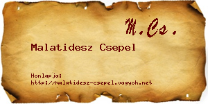 Malatidesz Csepel névjegykártya